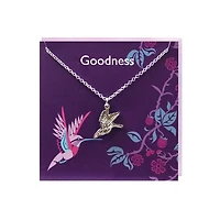 Pewter Charm Greeting Card
