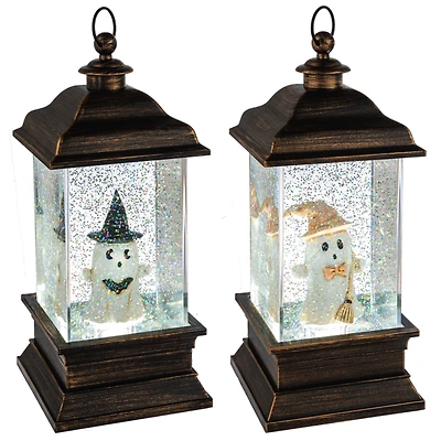 LED Light Up Shimmer Ghost Lantern