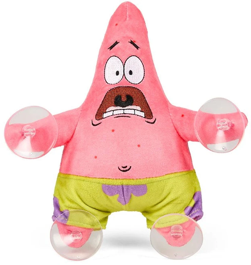 Patrick Star Plushie Window Clinger