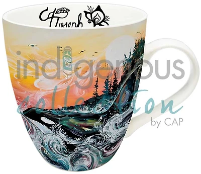 Killer Whale Sunset Mug