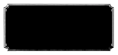 Black Notched Engraving Plaque 3.5"x 1.5"