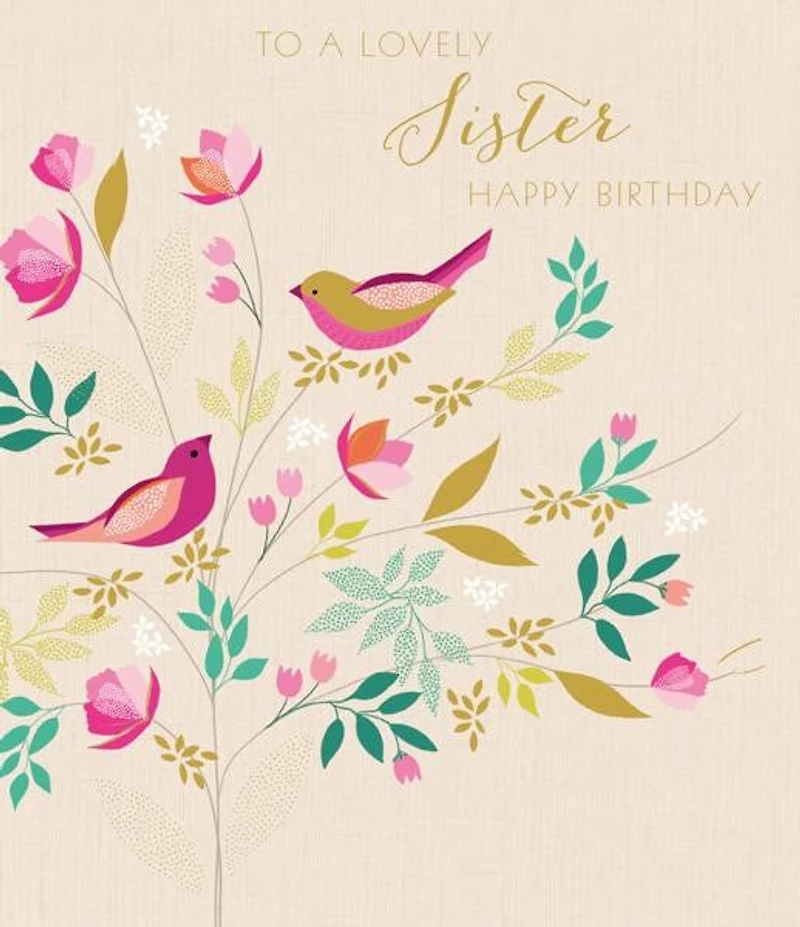 To A Lovely Sister-Happy Birthday