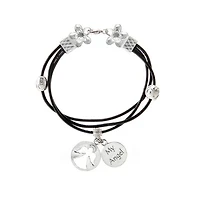 Angel Bracelet with Leather