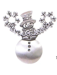 SNOWMAN " HAVE A COOL YULE" CHARM