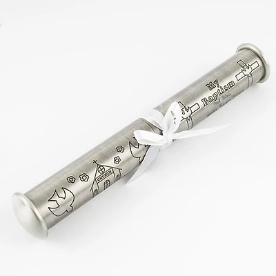 Baptism Certificate Tube