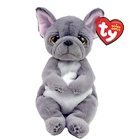 TY Gray French Bulldog Plush Toy - Wilfred
