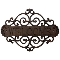 Cast Iron Welcome Sign