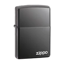 Black Ice Lighter with Zippo Logo