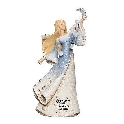 MOON AND BACK ANGEL HEAVENLY BLESSINGS