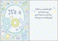 Hazy Jean "Baby Boy" Card