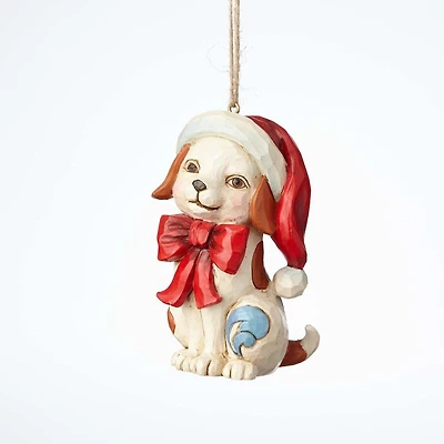 Jim Shore Dog with Bow Ornament