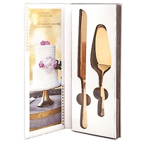 Cake Serving Set Gold
