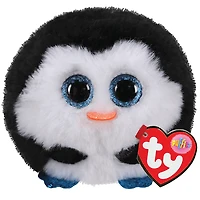 TY Black & White Penguin Beanie Balls - Waddles