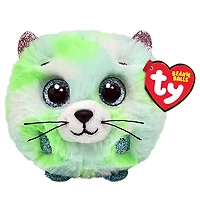 TY Plushie-Evie Green Cat Ball