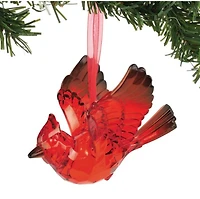 Acrylic Cardinal Ornament