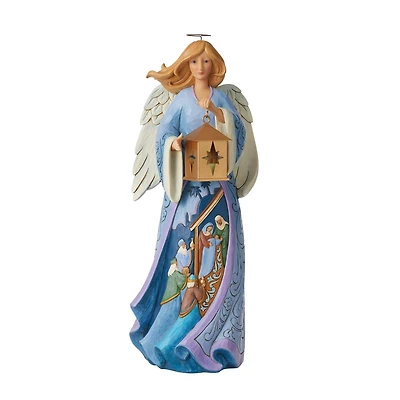 Nativity Angel w/Lantern Statue