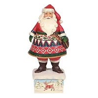 Jim Shore Lapland Santa on Base