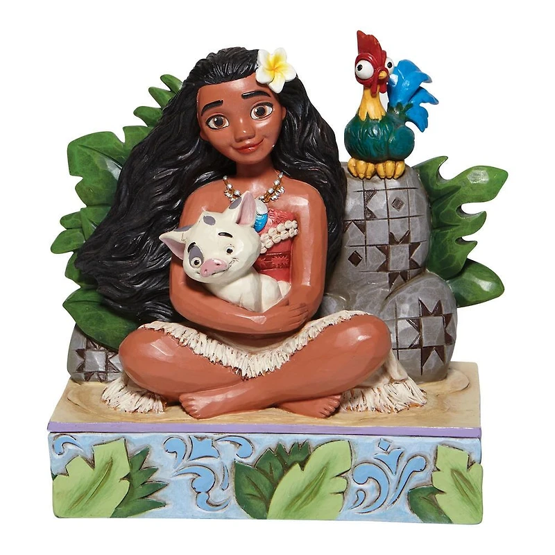 Moana with Pua and Hei Hei