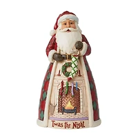 'Twas The Night Santa Fireplace