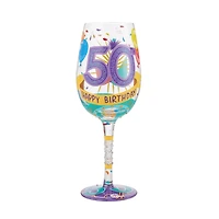 Happy 50th Birthday Wine Glass