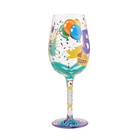 Happy 50th Birthday Wine Glass
