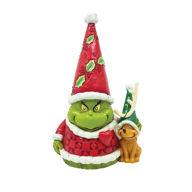 Jim Shore Grinch and Max Gnome