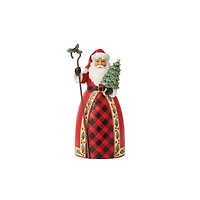Jim Shore Highland Glen Santa Tree Cane