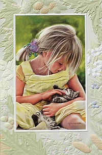 Pumpernickel Press Smitten By A Kitten Birthday Card