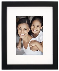 Linear Black Frame with Mat