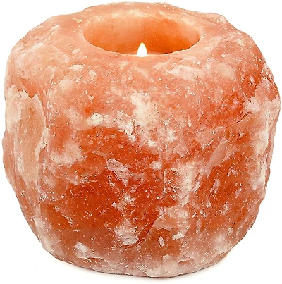 Natural Himalayan Salt Candle Holder
