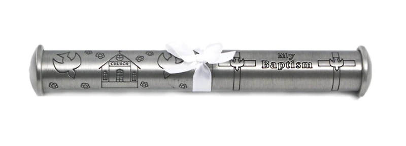 Baptism Certificate Tube