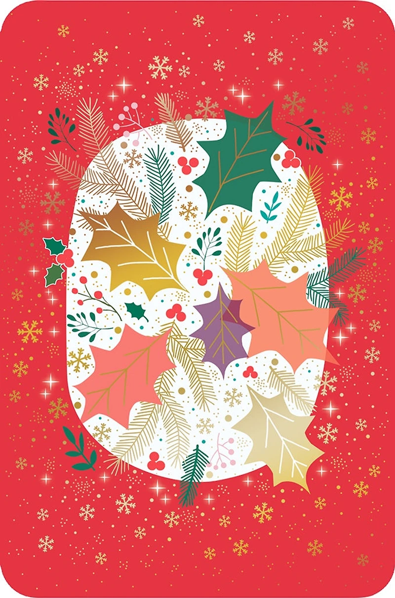 Mistletoe Christmas Card