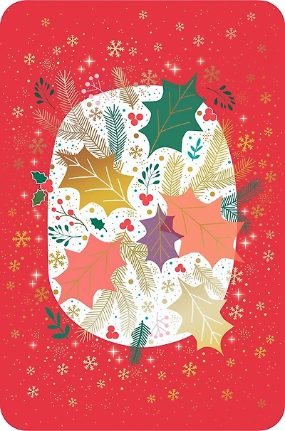 Mistletoe Christmas Card