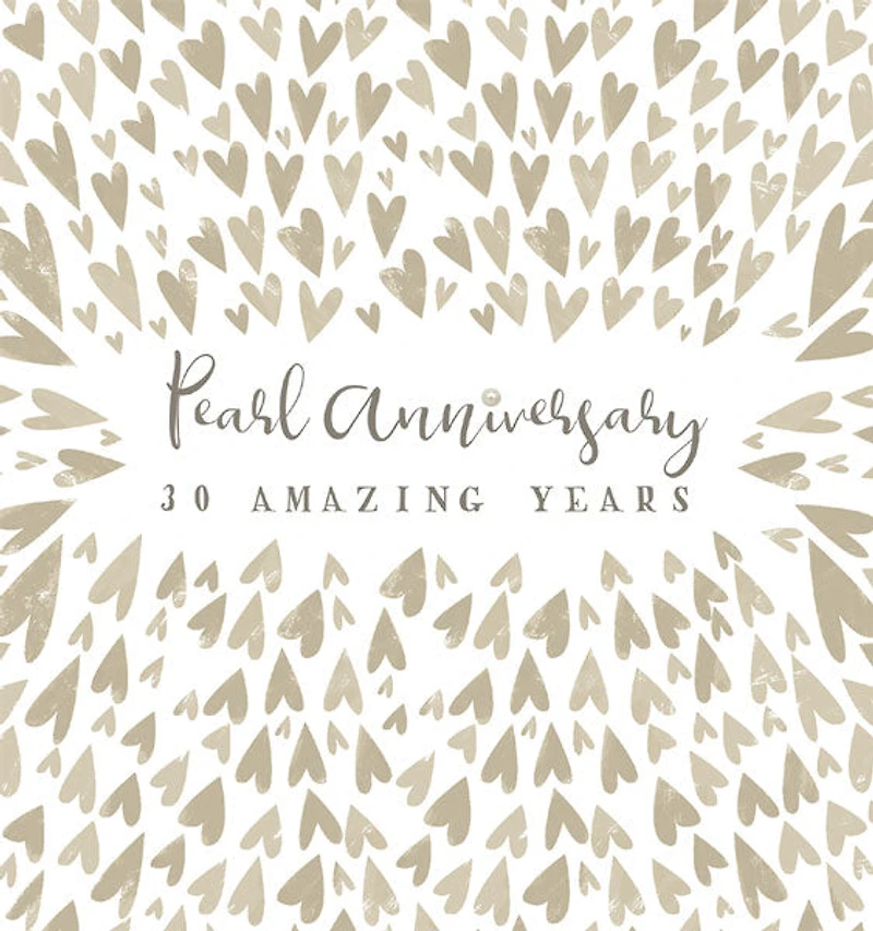 Pearl 30th Anniversary Card