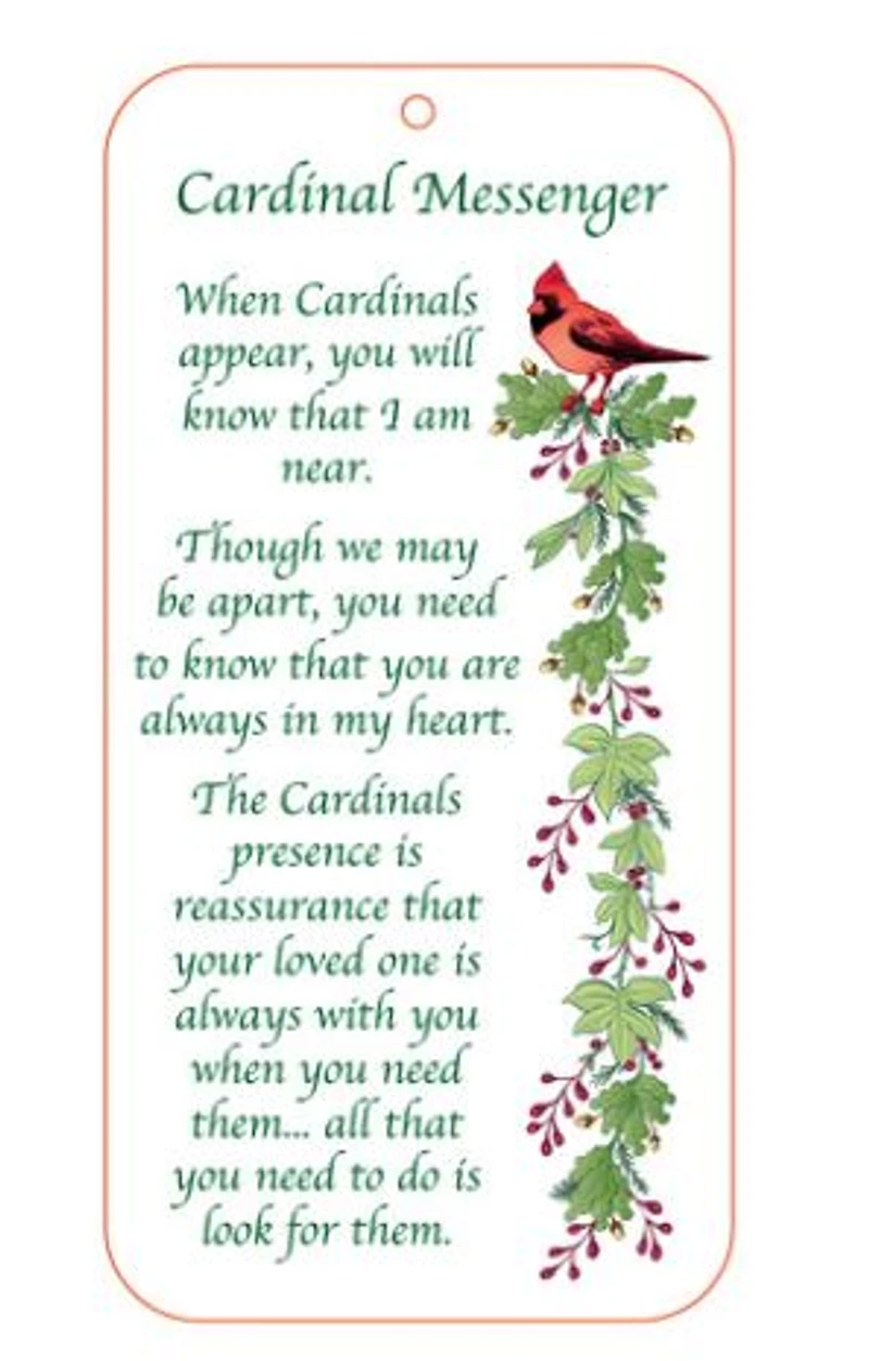 Acrylic Cardinal Ornament