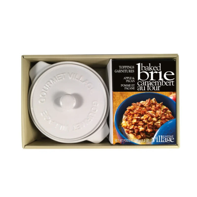 White Brie Baker kit with Apple Pecan Topping
