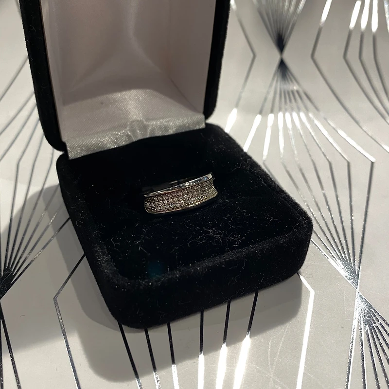 Cubic Zirconia Sterling Silver Ring