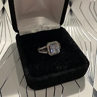 Cubic Zirconia Sterling Silver Ring