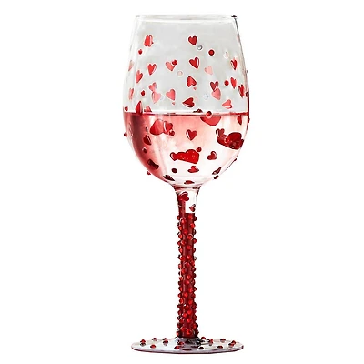Red Hot Wine Glass