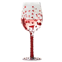 Red Hot Wine Glass