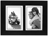 Linear-Black Split Double Frame 3x5