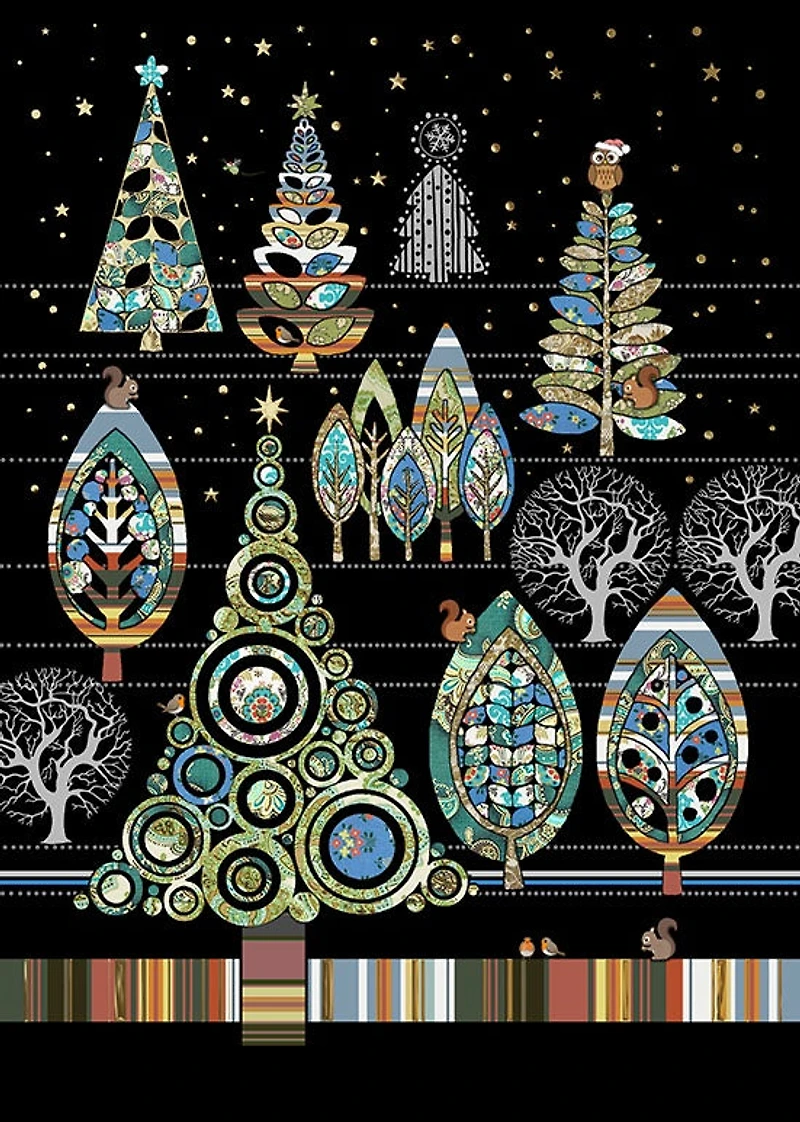 Christmas Tree Forest Christmas Card