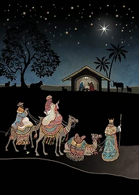 Three Wiseman Christmas Card