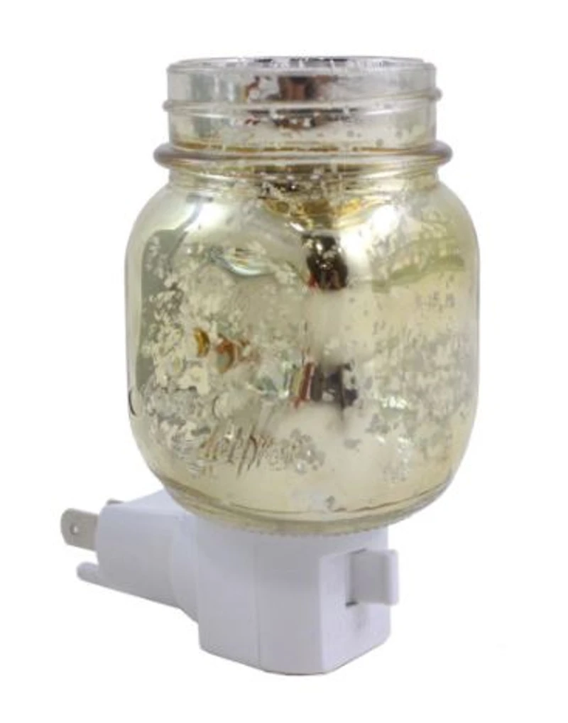 Gold Mason Jar Night Light