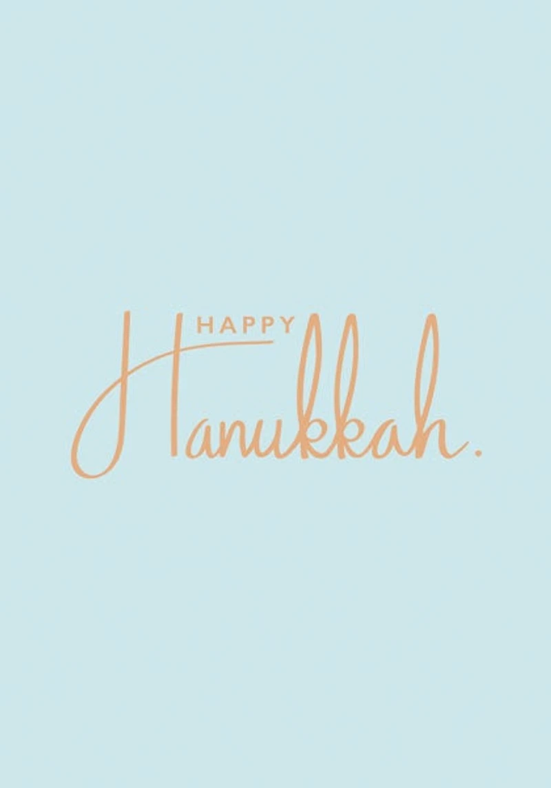Happy Hanukkah Card