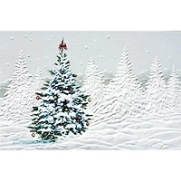Outdoor Decorated Christmas Cards