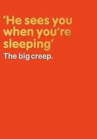 The Big Creep Christmas Card