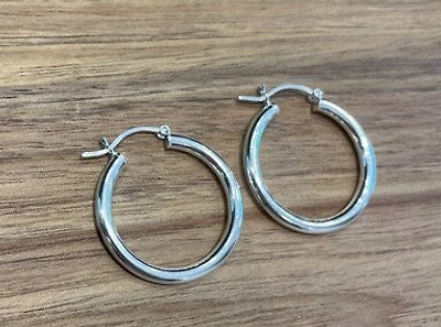 Sterling Silver Hoop Earrings