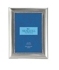 Plain Domed Rope Pewter Frame