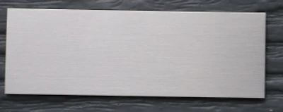 Sharp Edge Silver Plaque - 1 1/2" x 3"